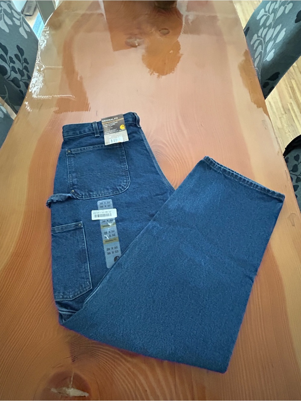 Carhartt Double Knee Logger Men’s Jeans B73 DST - Picture 10 of 10